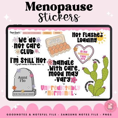 Menopause Stickers