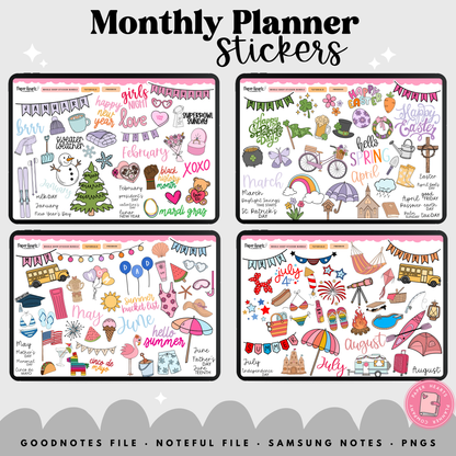 Monthly Planner Stickers
