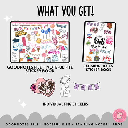 Monthly Planner Stickers