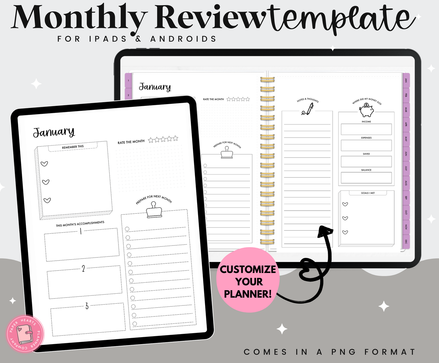 Monthly Review Bonus Template