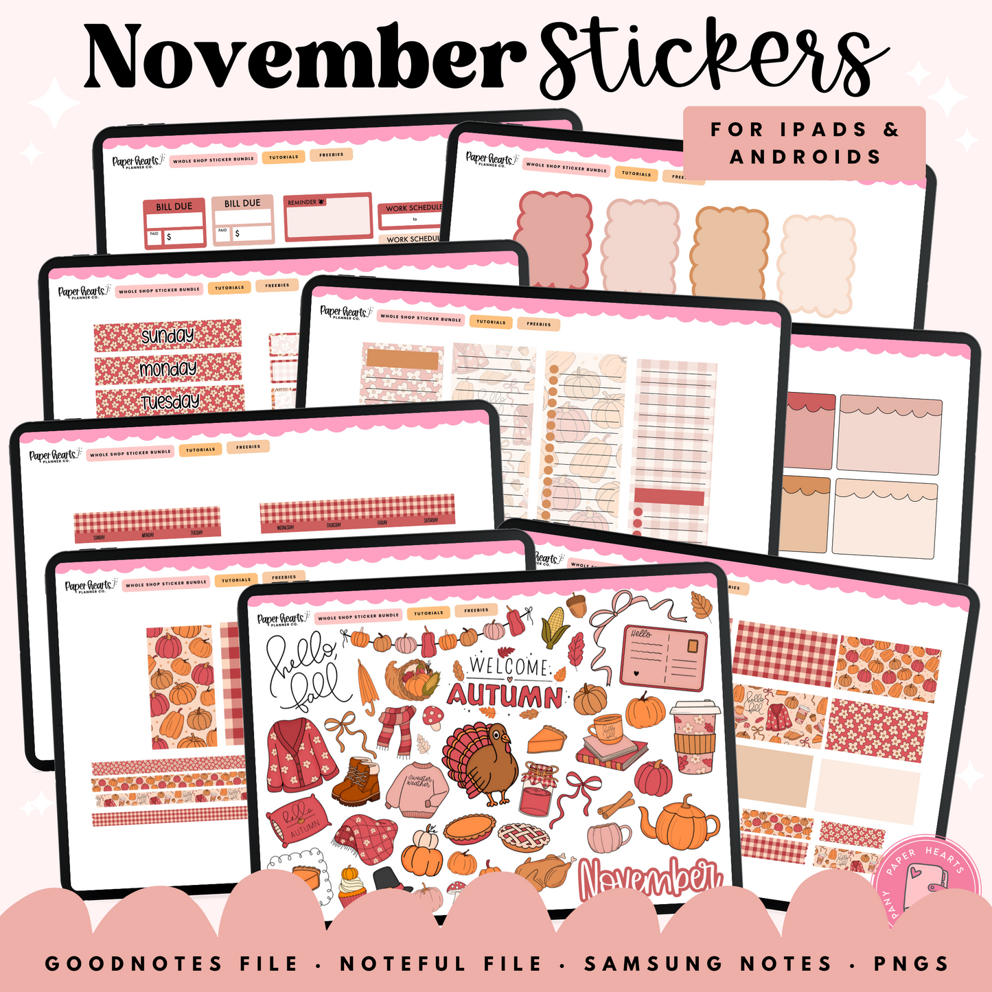 November Stickers 2025