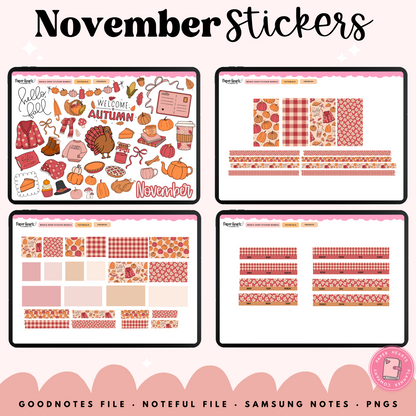 November Stickers 2025