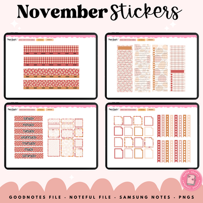 November Stickers 2025