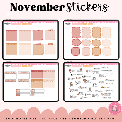November Stickers 2025