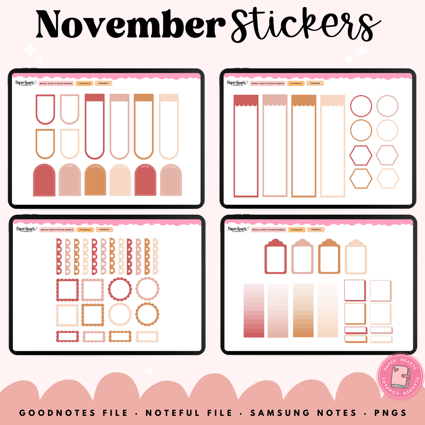 November Stickers 2025