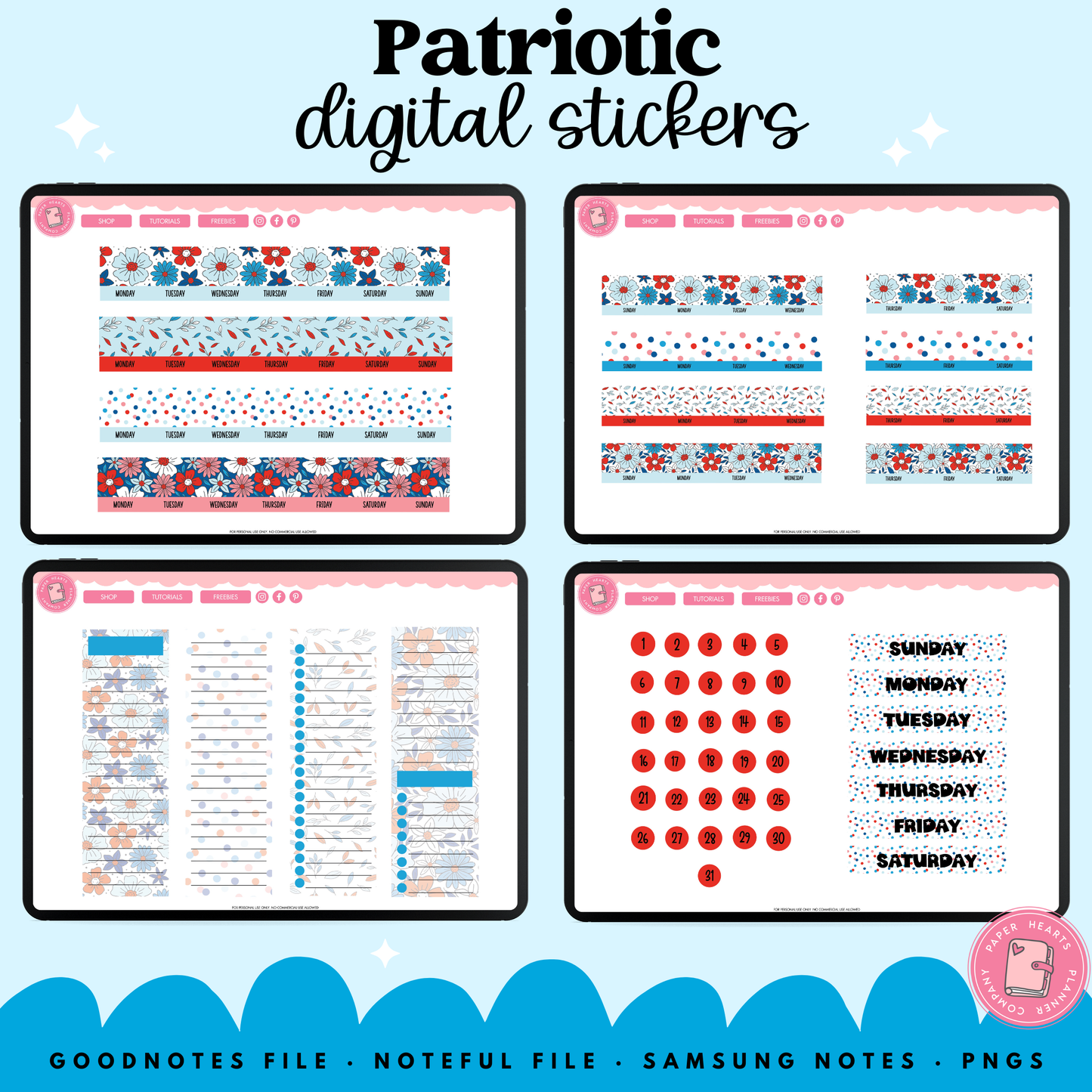 Patriotic Stickers