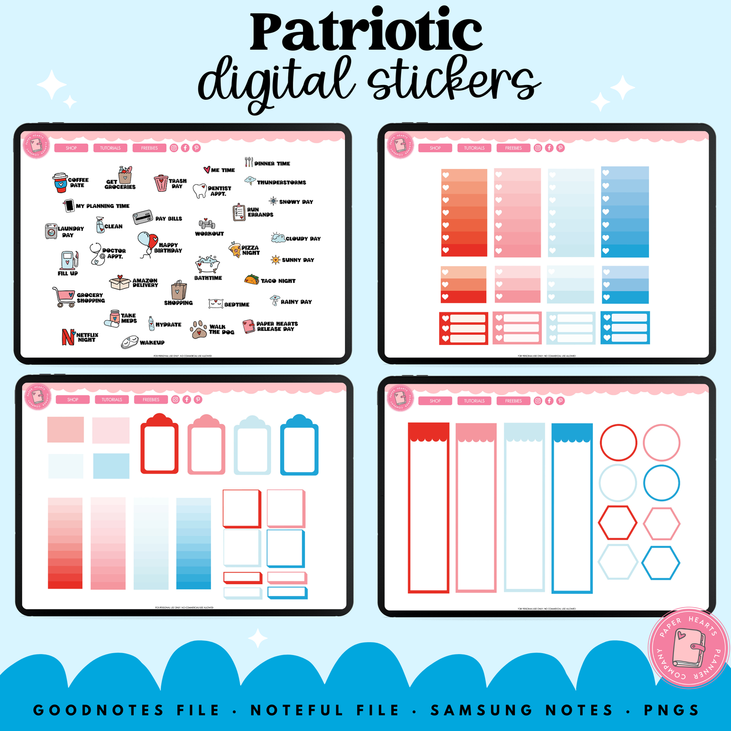 Patriotic Stickers