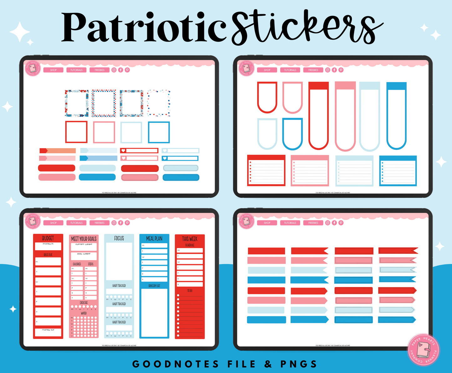 Patriotic Stickers