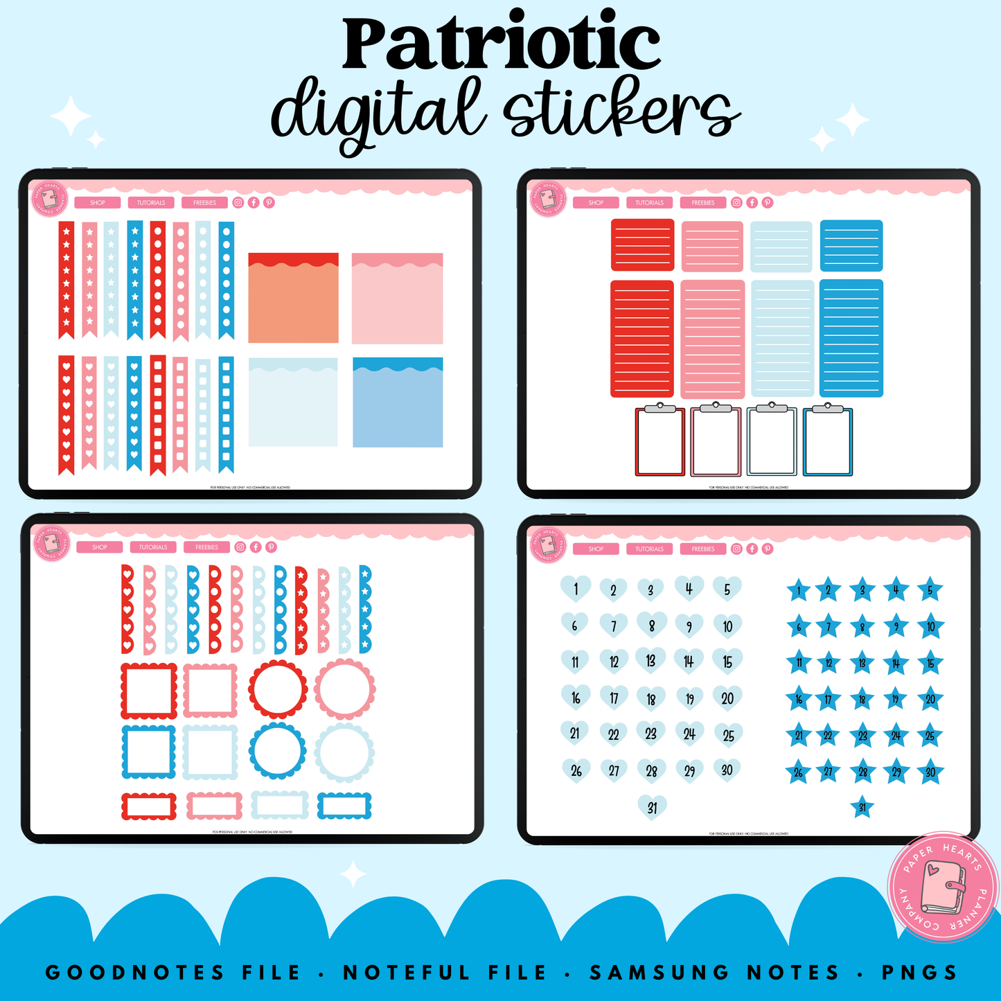 Patriotic Stickers