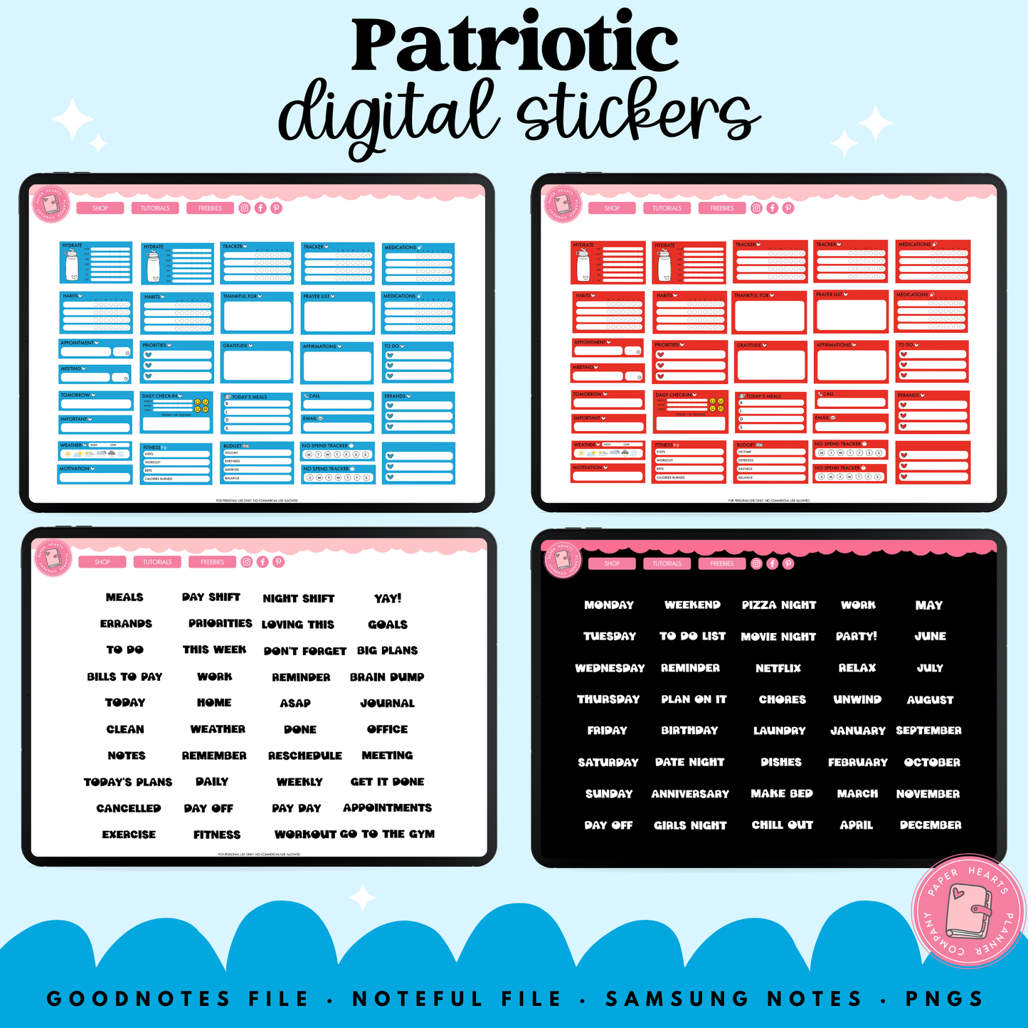 Patriotic Stickers