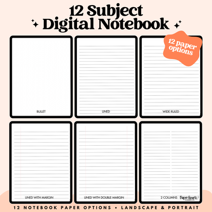 Peach Digital Notebook