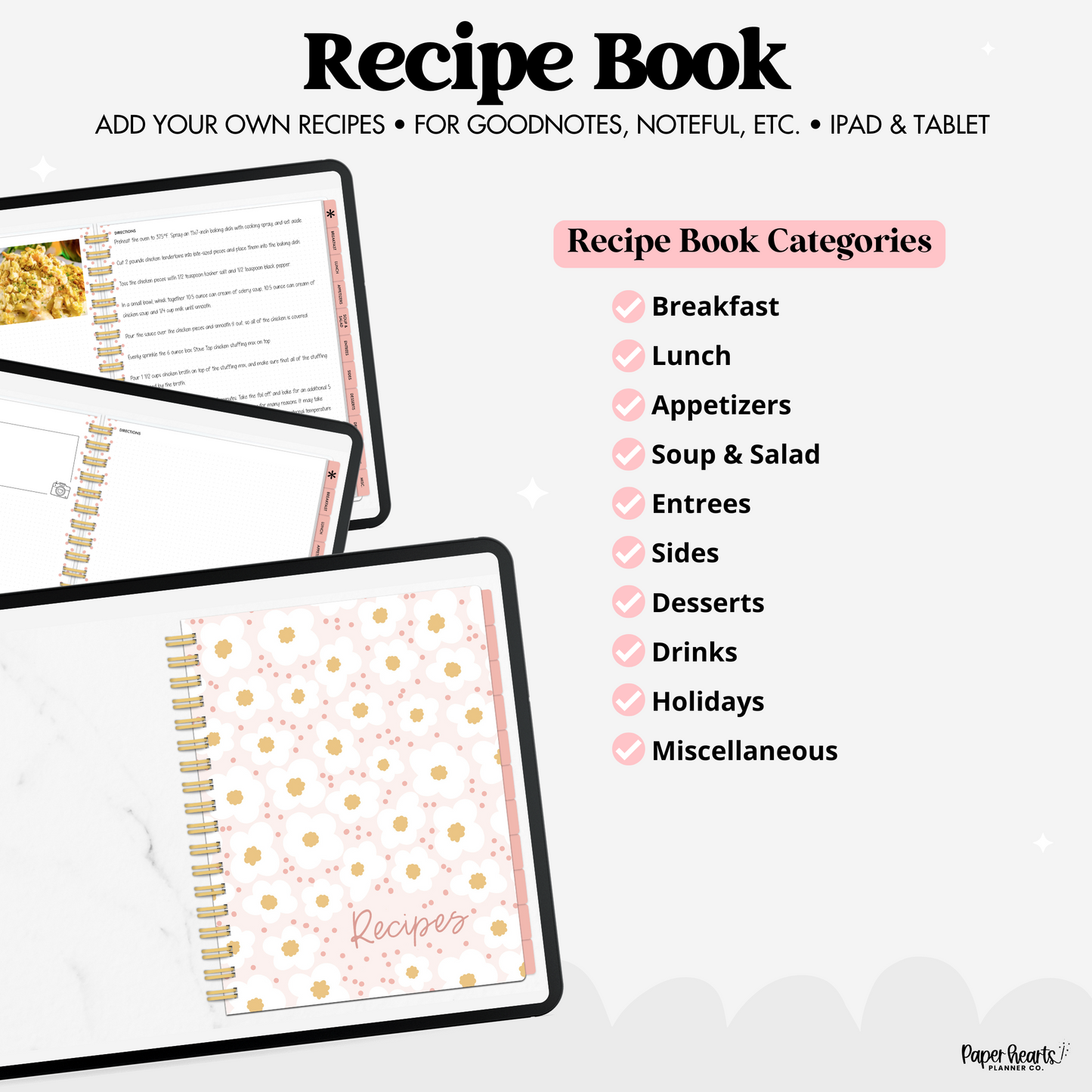 Pink Recipe Book