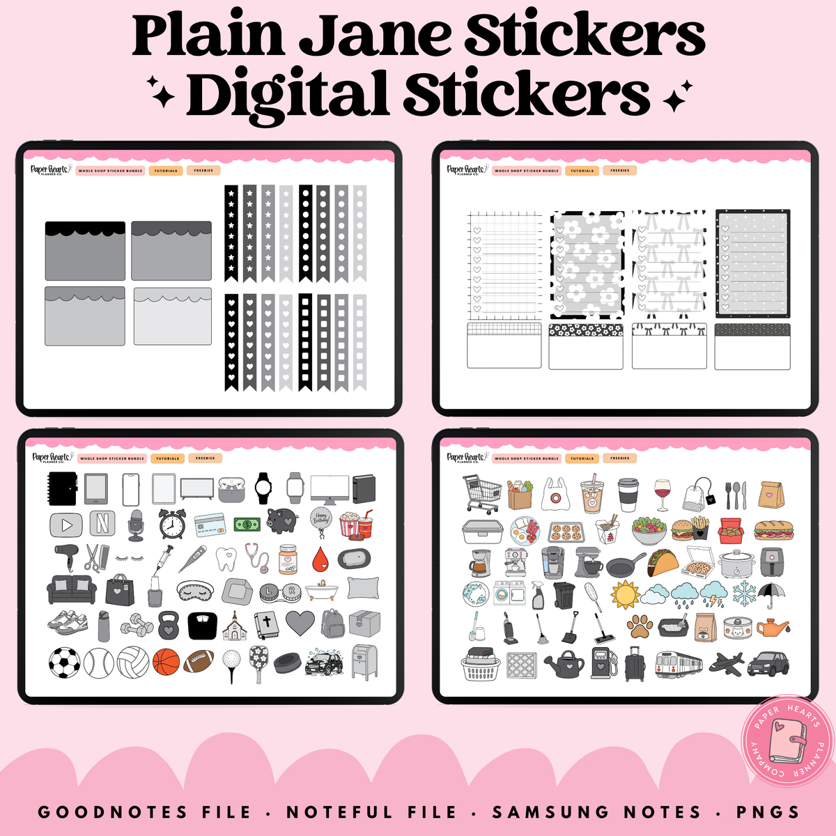 Plain Jane Stickers