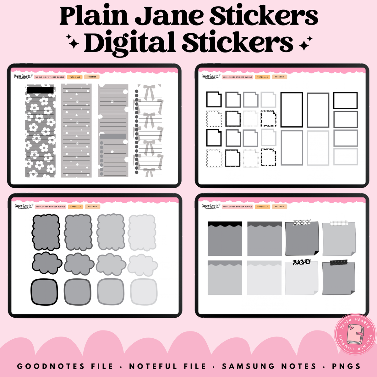 Plain Jane Stickers