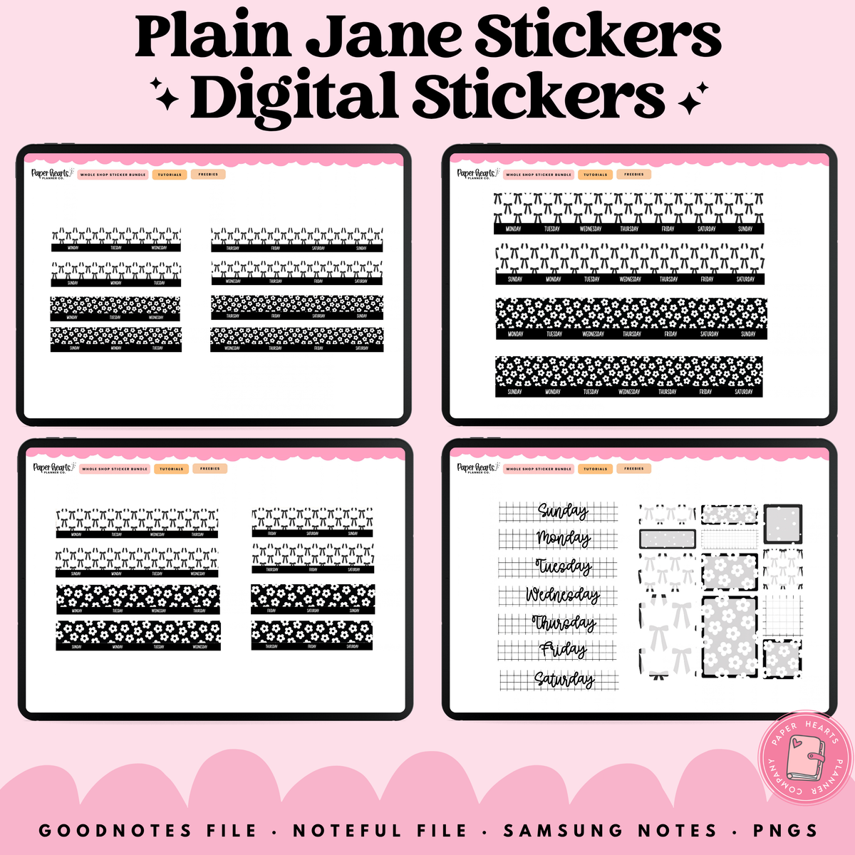 Plain Jane Stickers