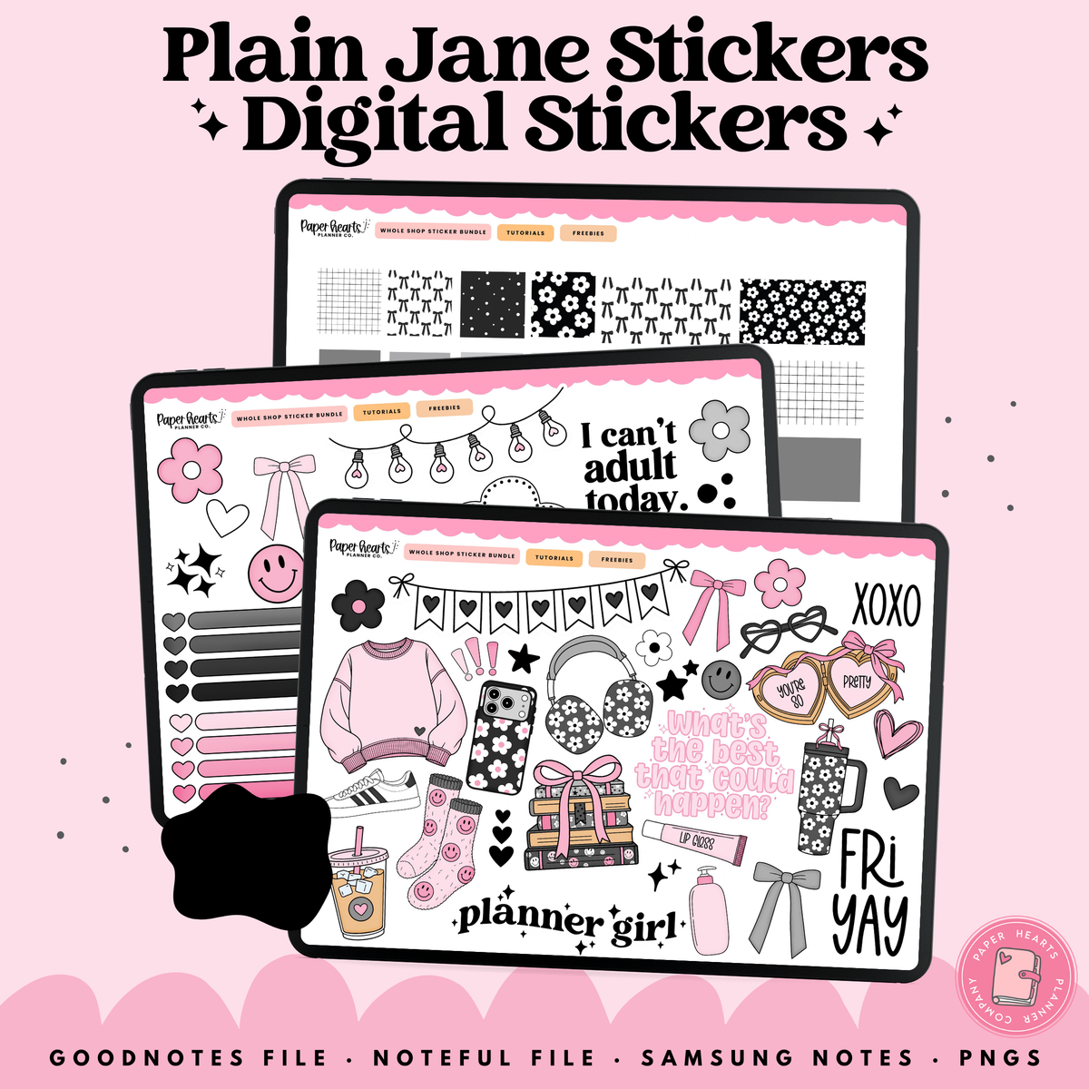 Plain Jane Stickers