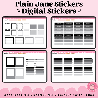 Plain Jane Stickers