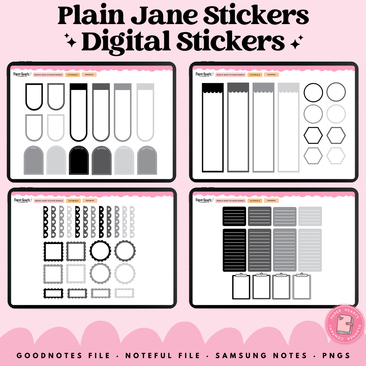 Plain Jane Stickers