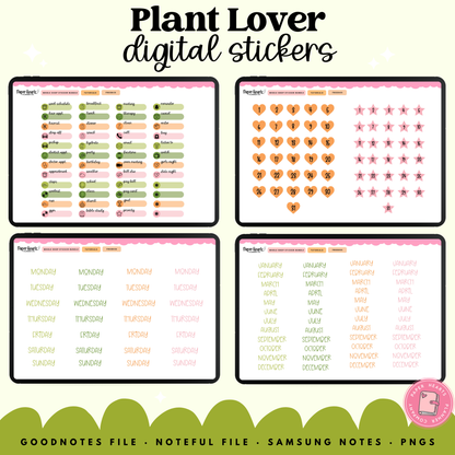 Plant Lovers Stickers