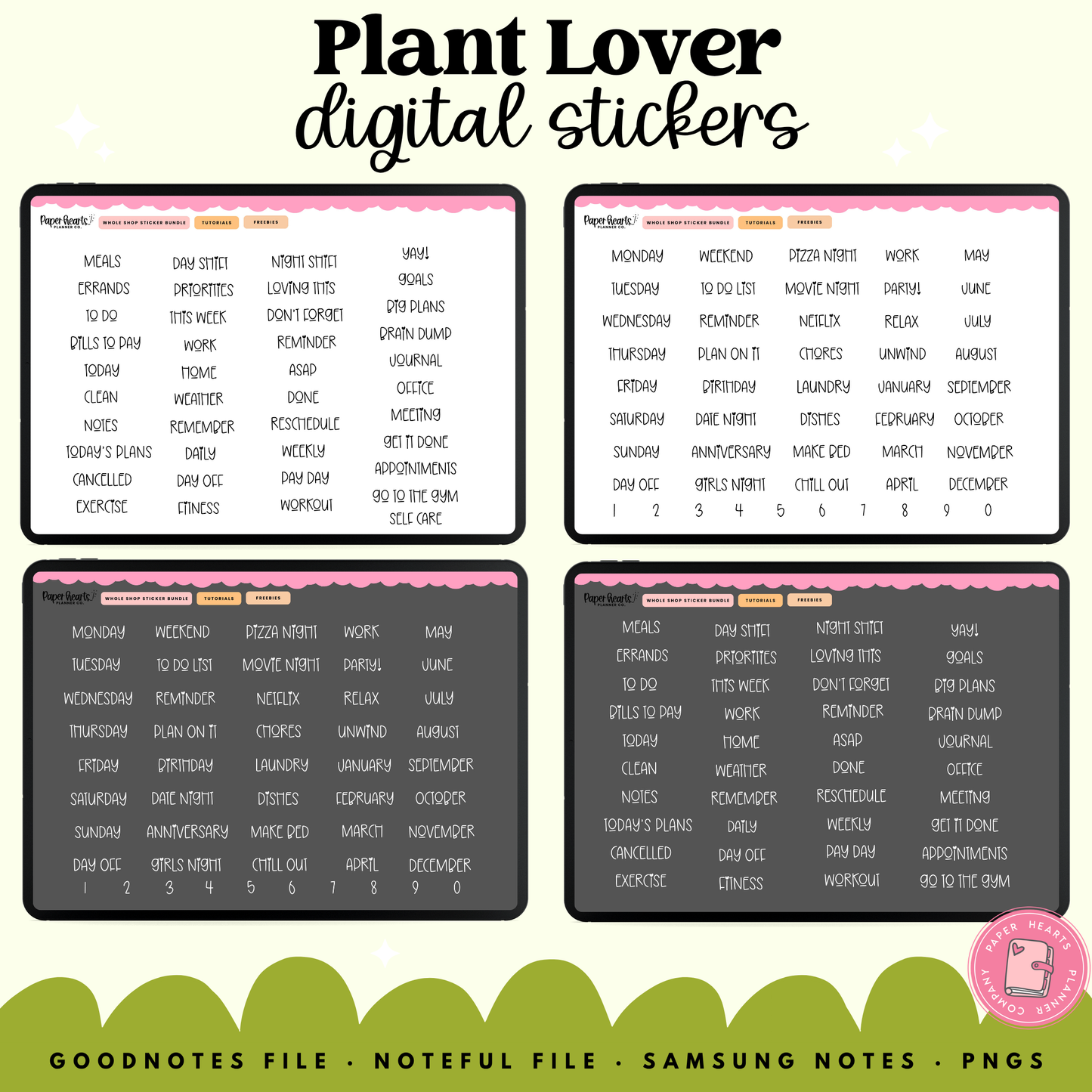 Plant Lovers Stickers