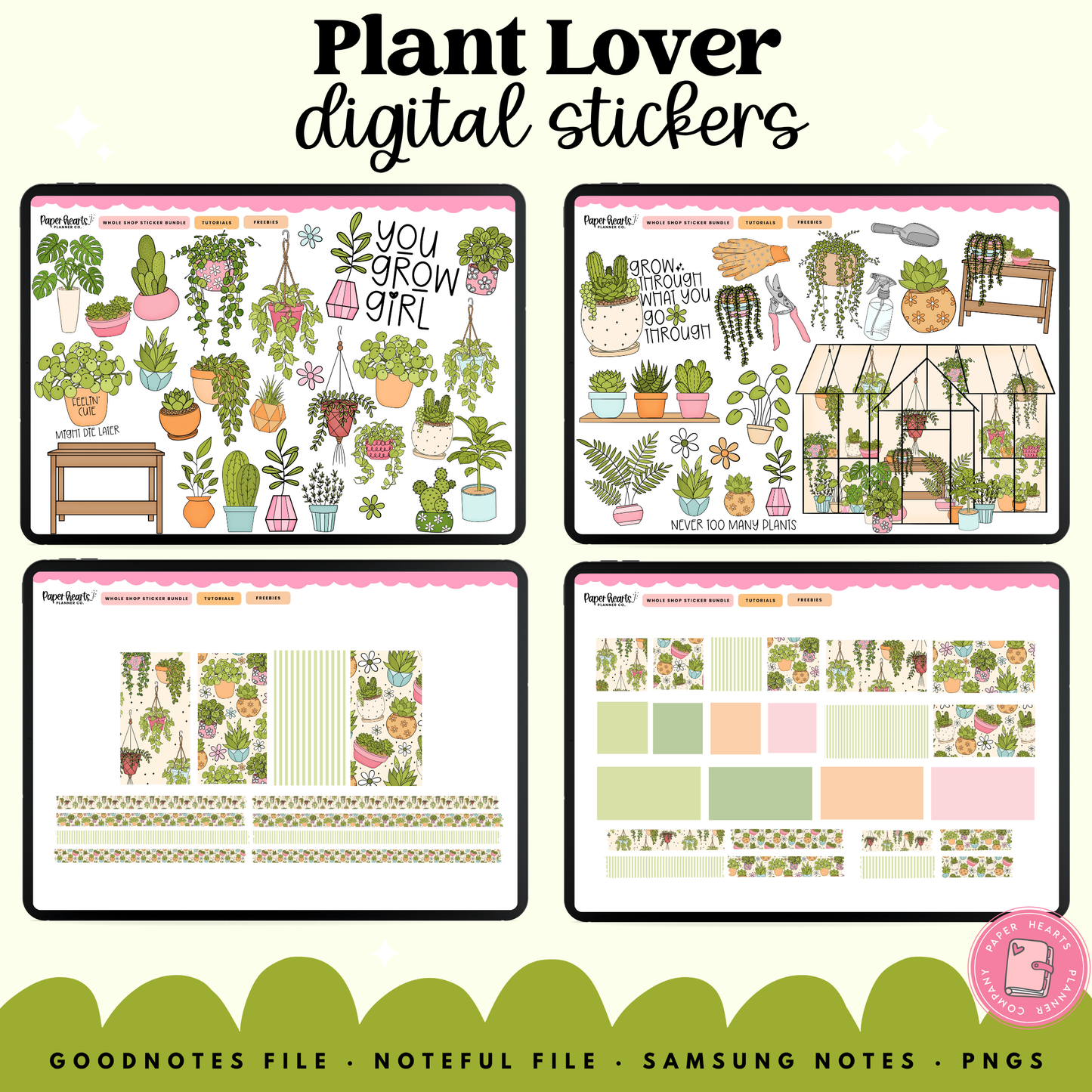 Plant Lovers Stickers