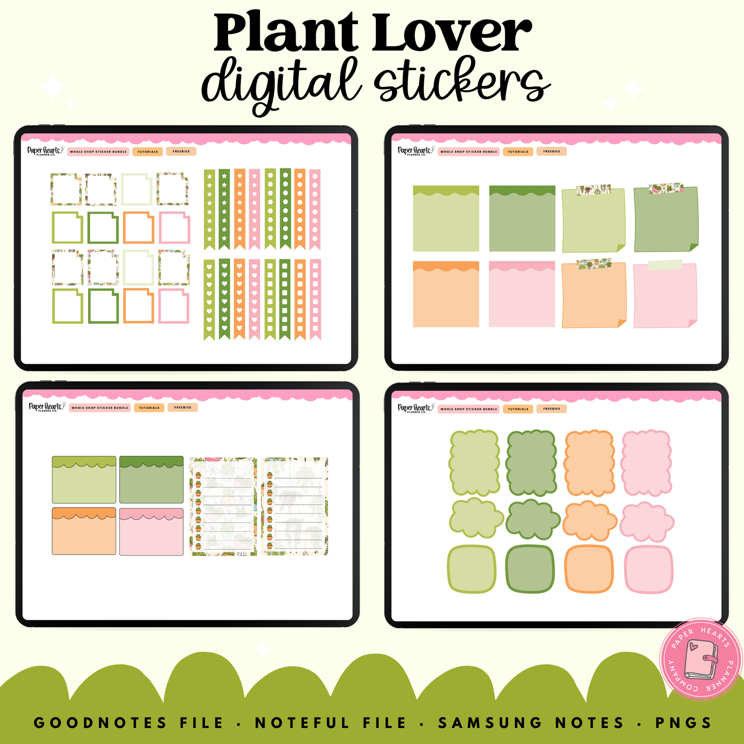 Plant Lovers Stickers