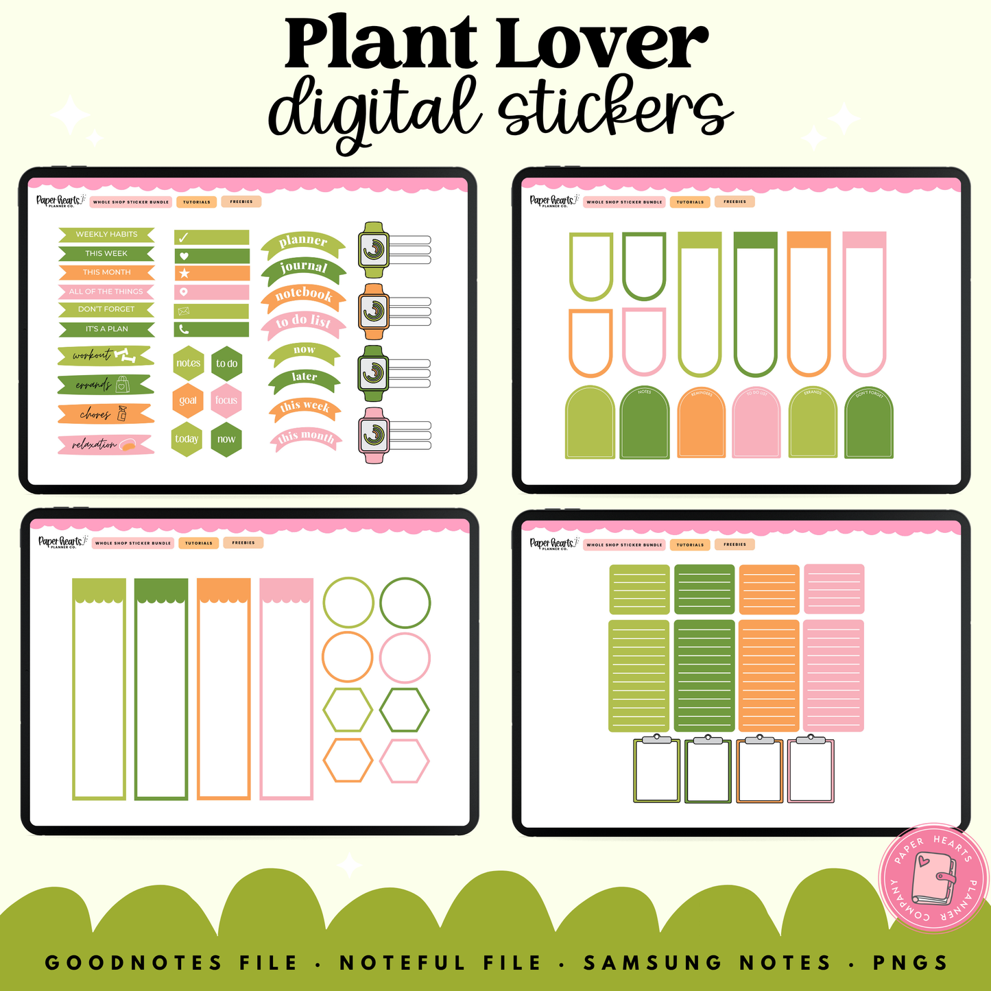 Plant Lovers Stickers