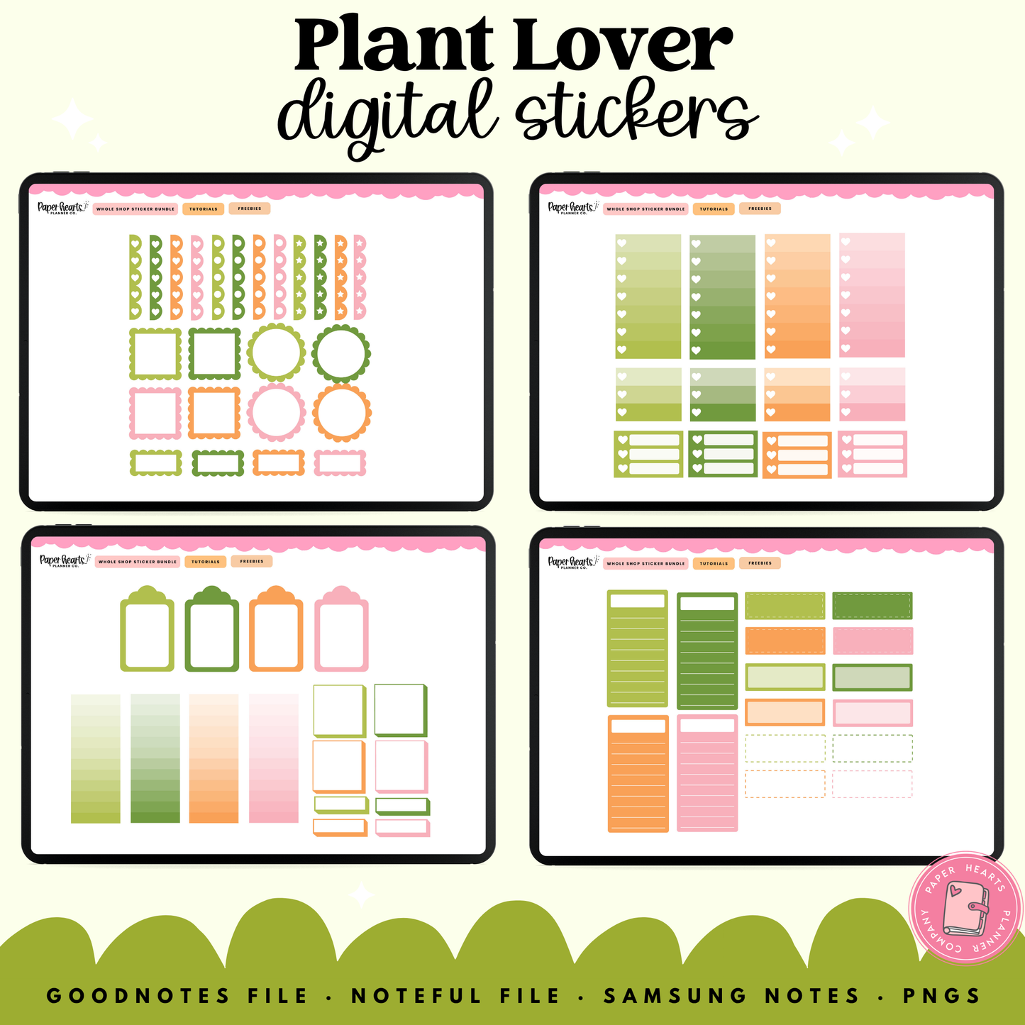 Plant Lovers Stickers