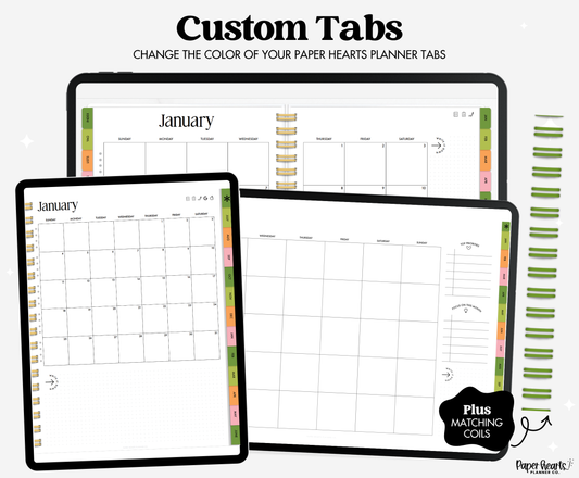 Pretty In Plants All Colors Tabs