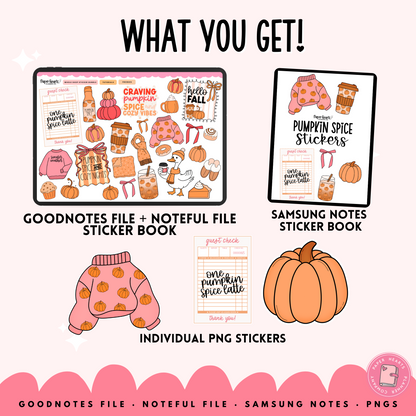 Pumpkin Spice Stickers