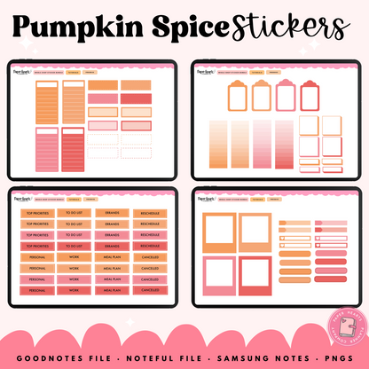 Pumpkin Spice Stickers