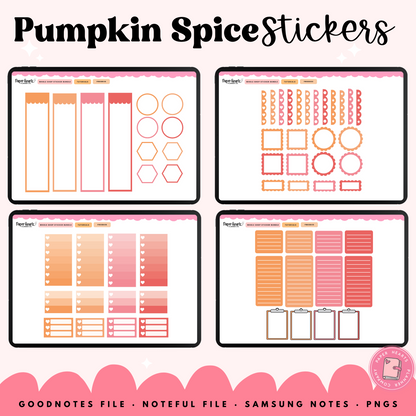 Pumpkin Spice Stickers