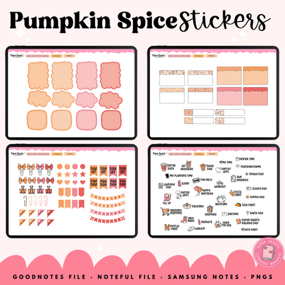 Pumpkin Spice Stickers