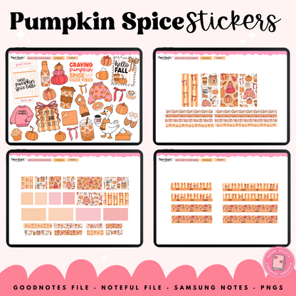 Pumpkin Spice Stickers