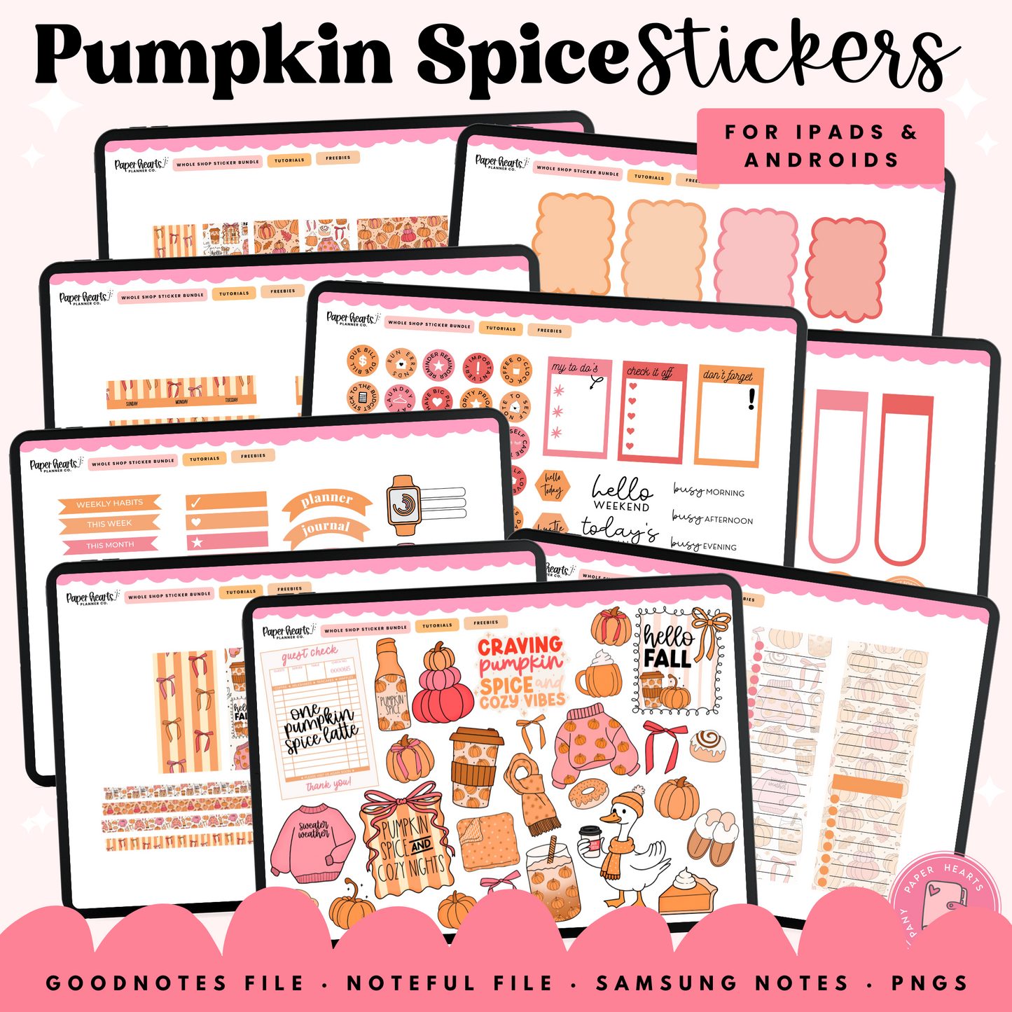 Pumpkin Spice Stickers
