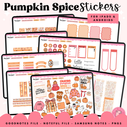 Pumpkin Spice Stickers