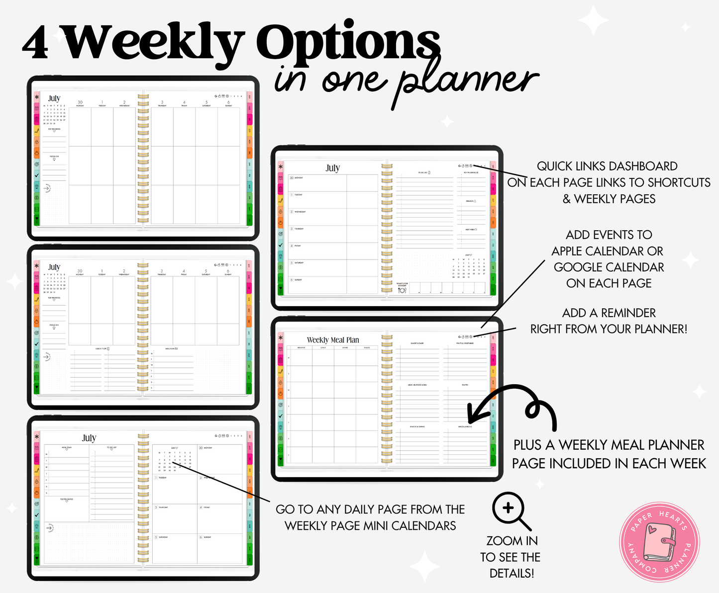25-26 Midyear Rainbow Everything Planner
