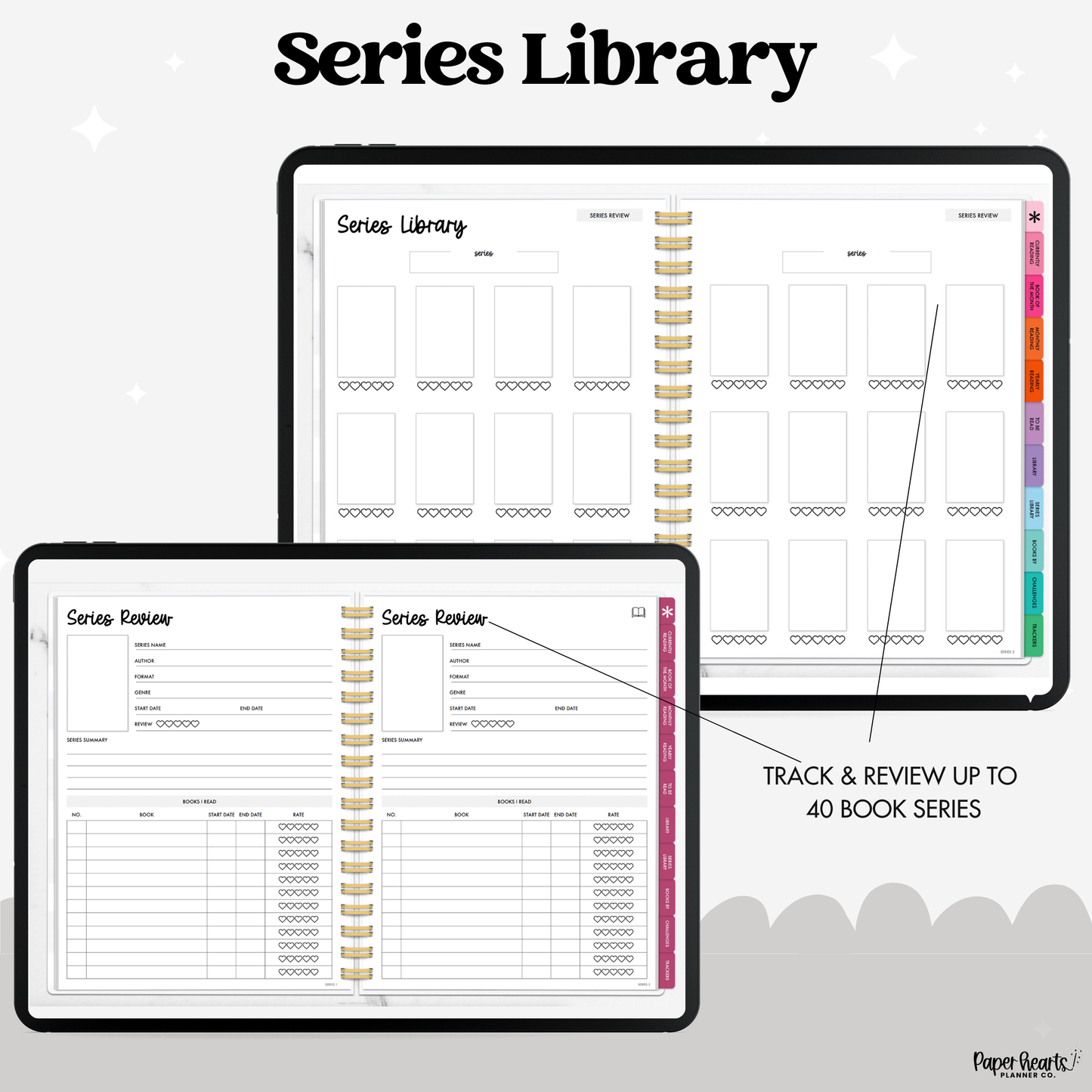 Reading Journal Portrait & Landscape