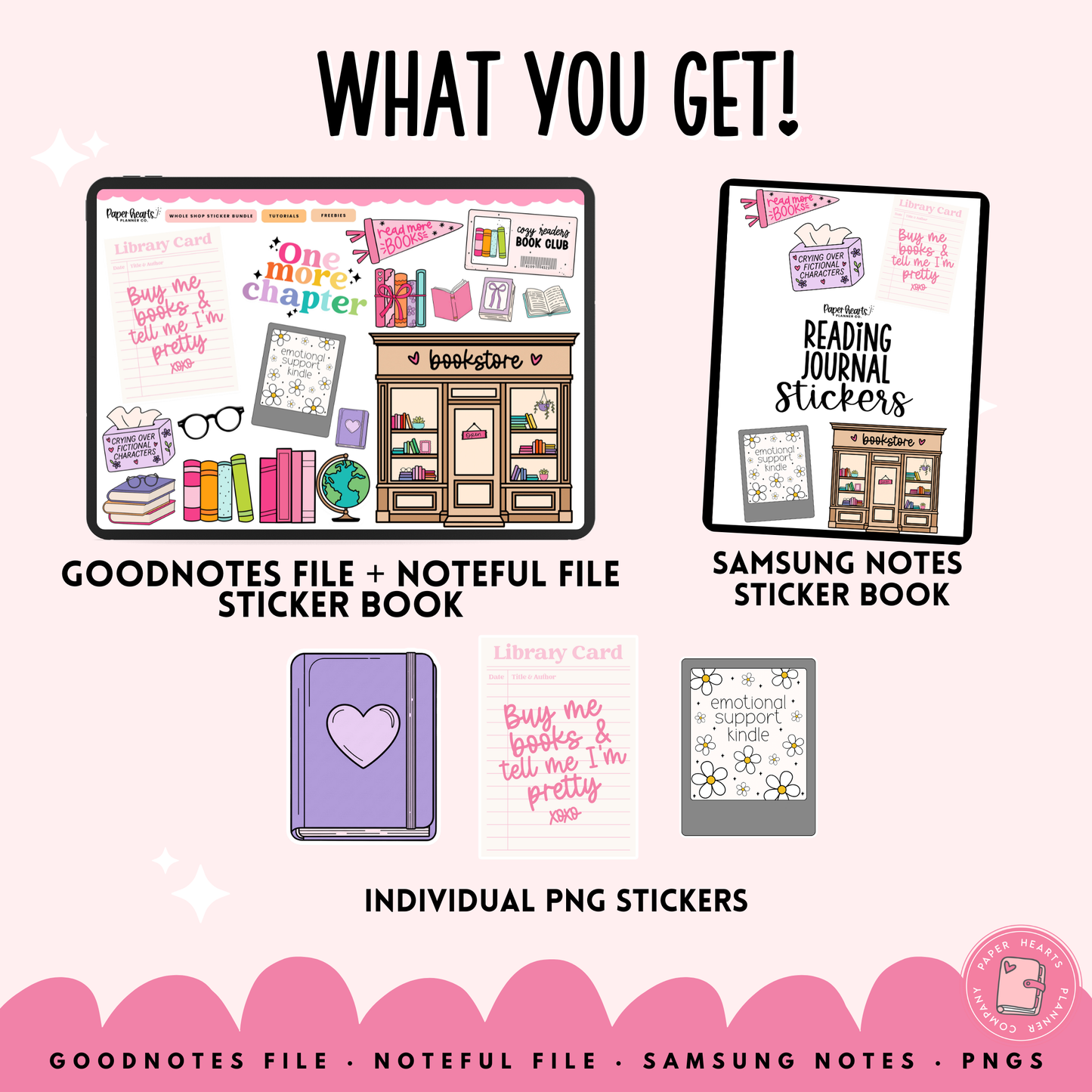 Reading Journal Stickers