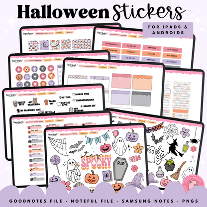 Retro Halloween Stickers
