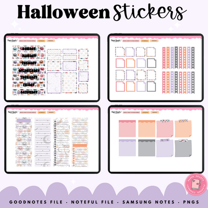 Retro Halloween Stickers