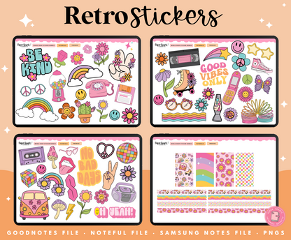 Retro Stickers