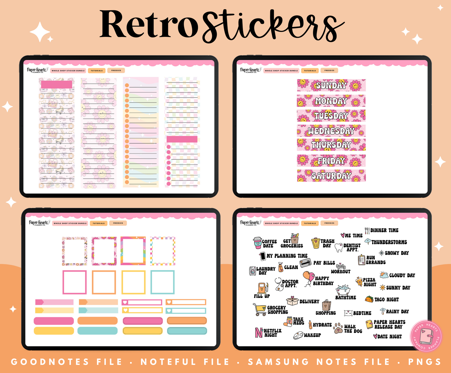 Retro Stickers