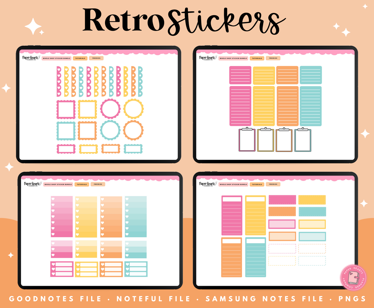 Retro Stickers