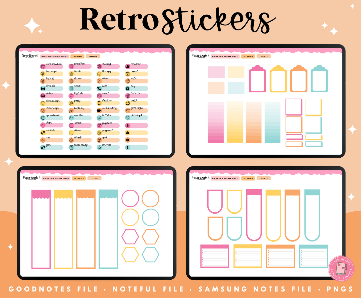 Retro Stickers