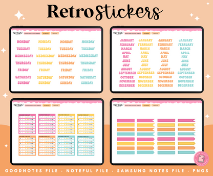 Retro Stickers