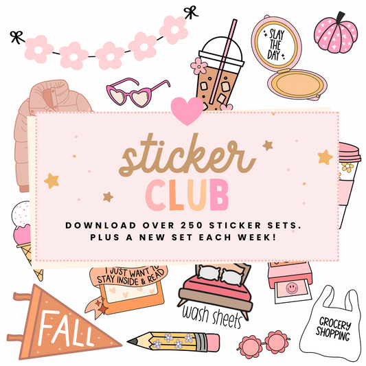 Sticker Club Membership