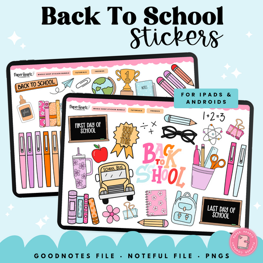 School Days Stickers