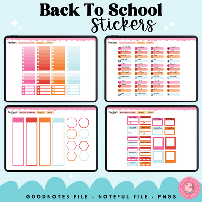 School Days Stickers
