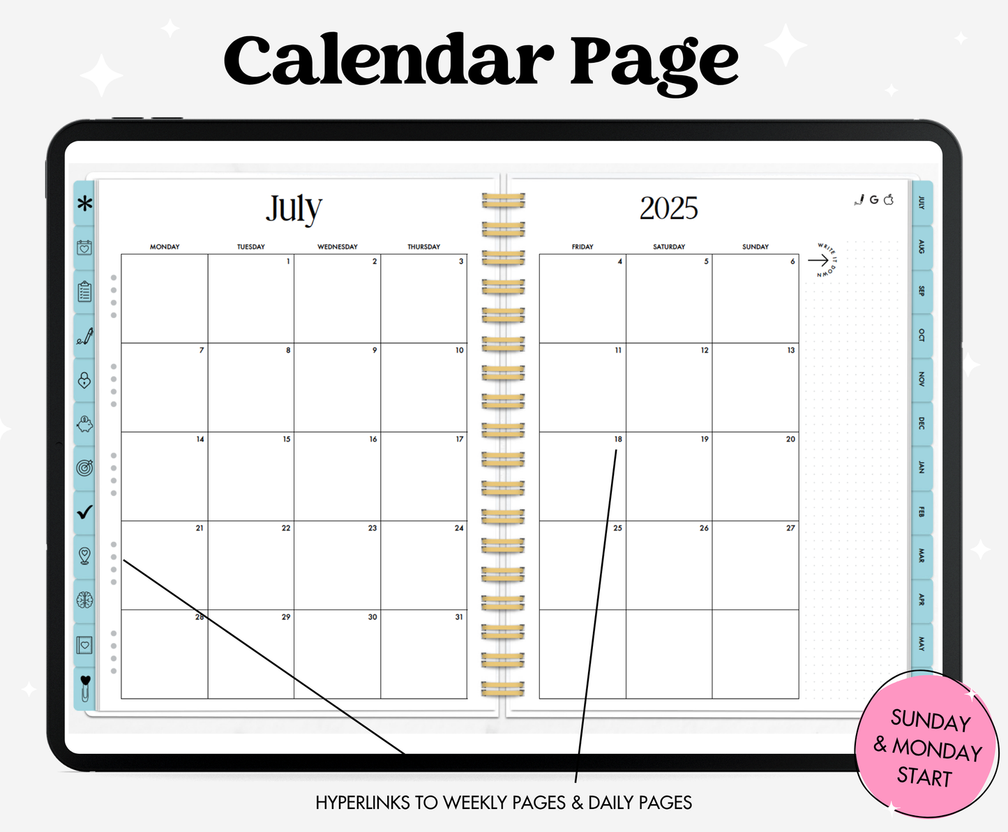 25-26 Midyear Seasonal Everything Planner